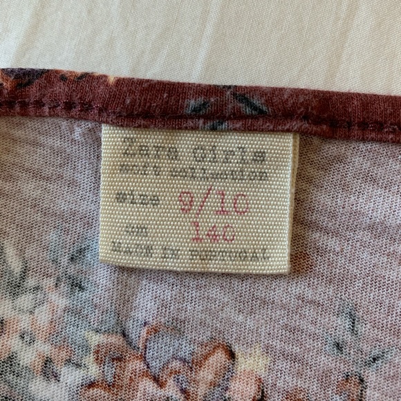 Girl’s Floral Long sleeve tee - Picture 5 of 5